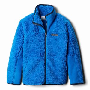 Columbia Winter Pass™ Sherpa Full-Zip Pojkar Blå (JXGZO8453)